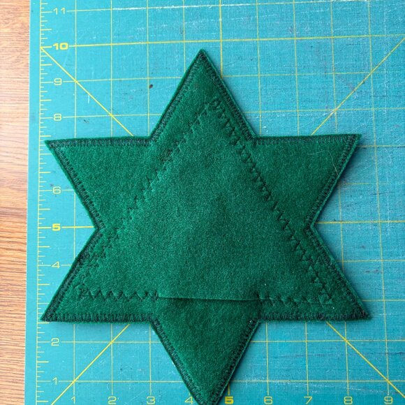 Star Tree Topper from re-purposed necktie - Picture 6 of 10